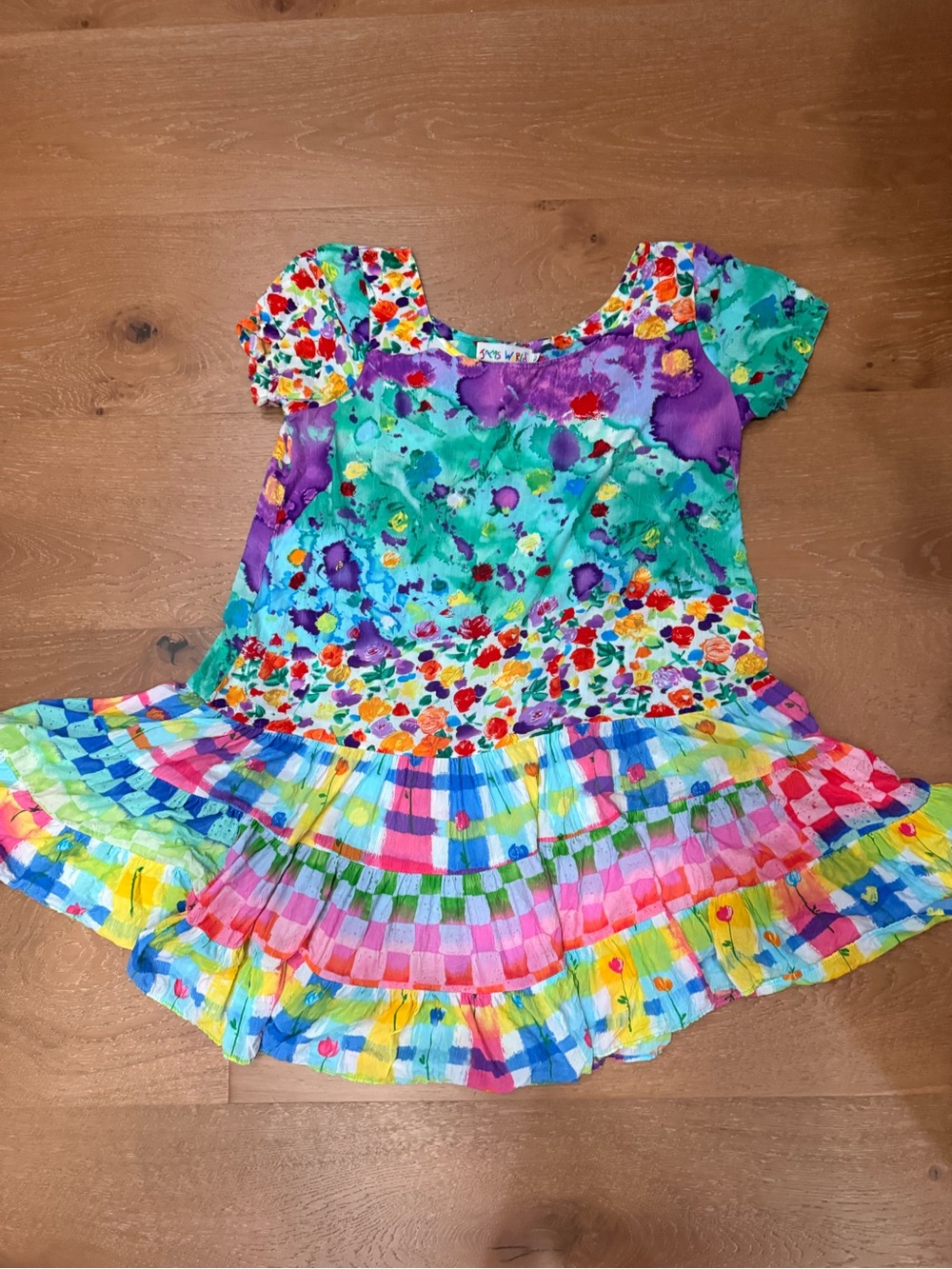 James World sz Large Hattie style Floral Dress - Multicolor